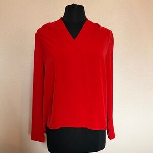 Elegant Red Women's Top